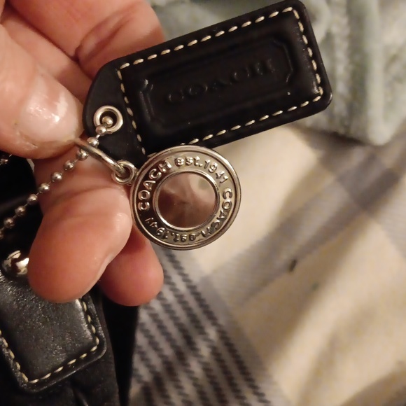 COACH Black/Pewter Crossbody - Picture 8 of 12